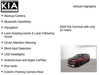 2026 Kia Carnival LX