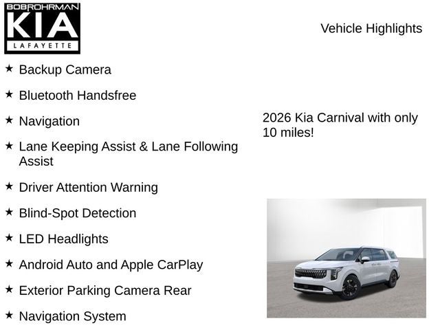 2026 Kia Carnival Hybrid LXS