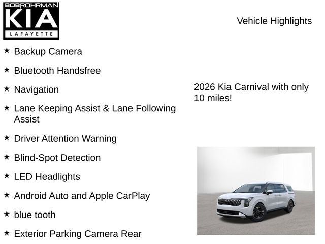 2026 Kia Carnival Hybrid LXS