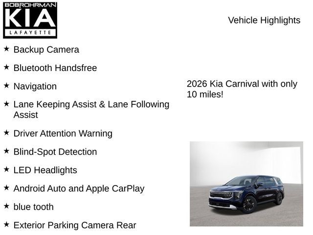 2026 Kia Carnival Hybrid LXS