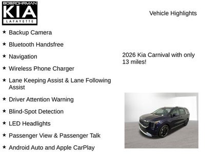 2026 Kia Carnival EX
