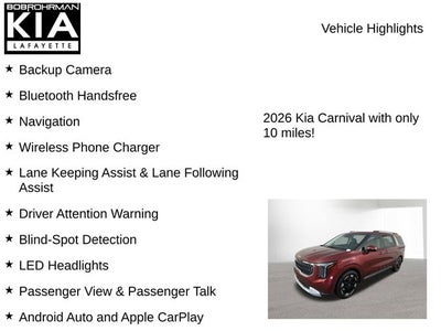 2026 Kia Carnival EX