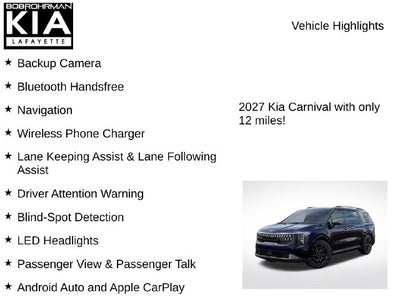 2027 Kia Carnival EX