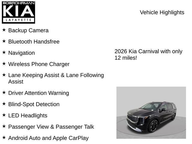 2026 Kia Carnival EX