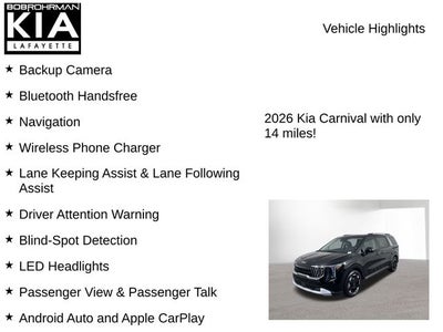 2026 Kia Carnival EX