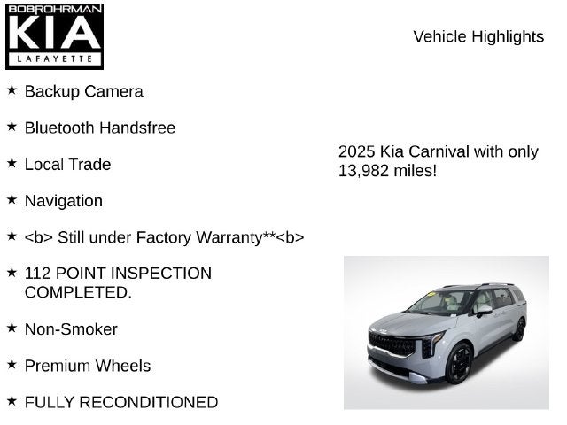 2025 Kia Carnival EX