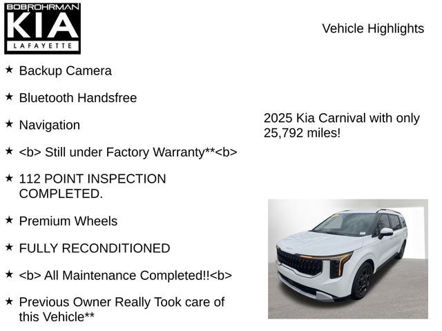 2025 Kia Carnival Hybrid EX