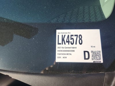2027 Kia Carnival Hybrid EX