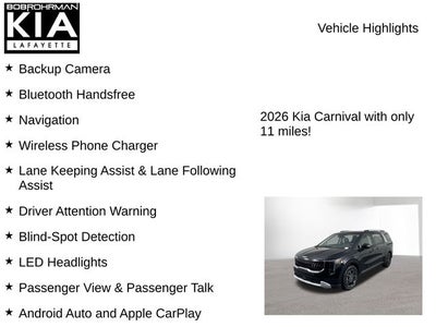 2026 Kia Carnival Hybrid EX
