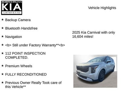 2025 Kia Carnival Hybrid EX