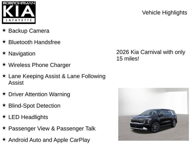 2026 Kia Carnival Hybrid EX