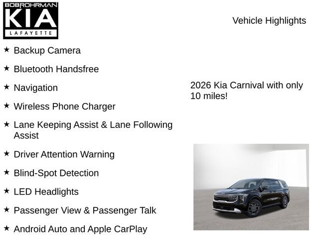 2026 Kia Carnival Hybrid EX