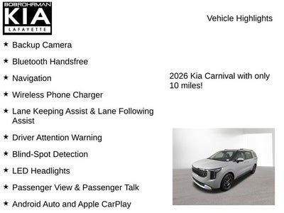 2026 Kia Carnival Hybrid EX