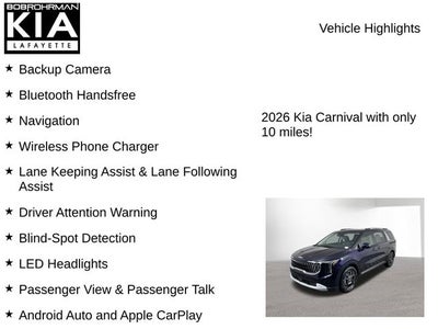 2026 Kia Carnival Hybrid EX
