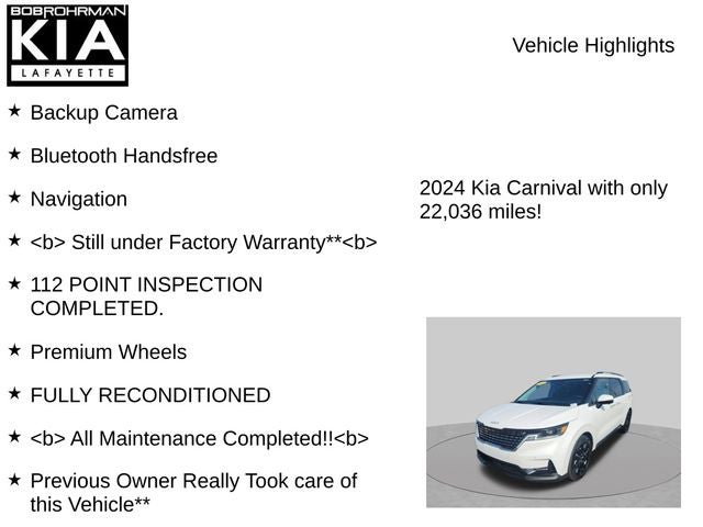 2024 Kia Carnival SX