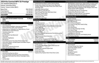 2024 Kia Carnival SX Prestige