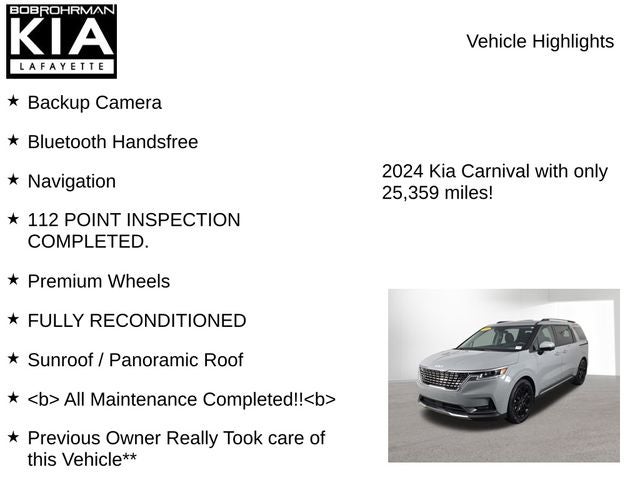 2024 Kia Carnival SX Prestige
