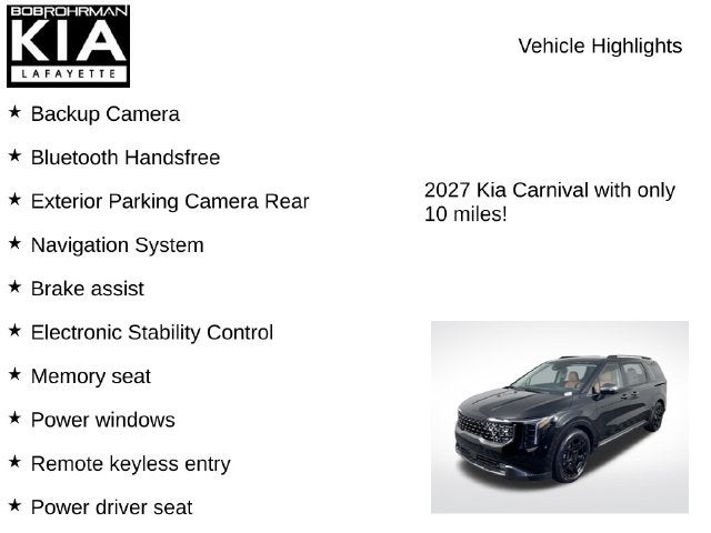 2027 Kia Carnival SX Prestige