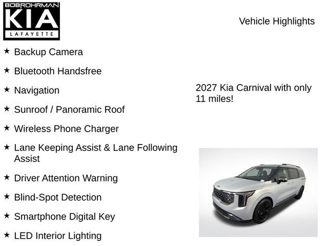 2027 Kia Carnival SX