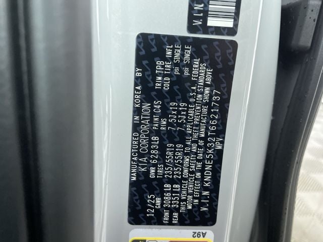 2026 Kia Carnival SX