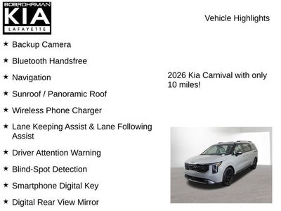 2026 Kia Carnival SX