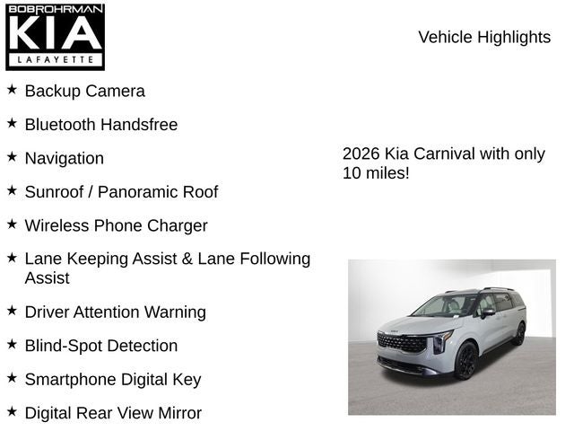 2026 Kia Carnival SX