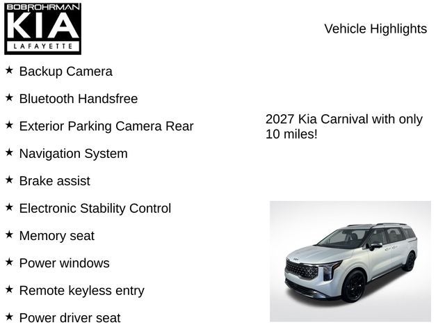 2027 Kia Carnival SX