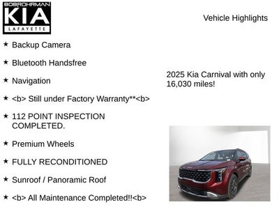 2025 Kia Carnival SX