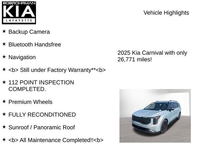 2025 Kia Carnival SX Prestige