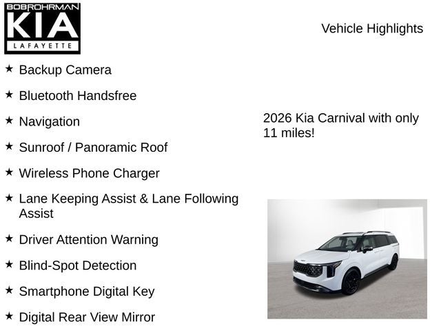 2026 Kia Carnival SX Prestige