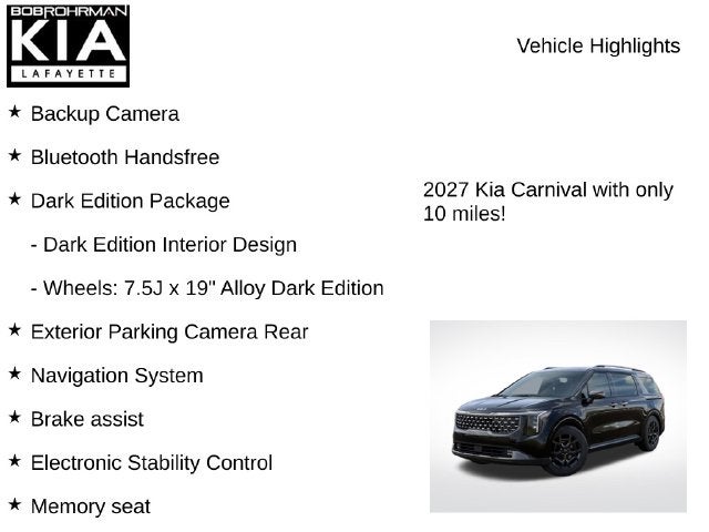 2027 Kia Carnival SX