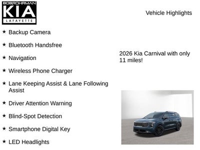 2026 Kia Carnival Hybrid SX