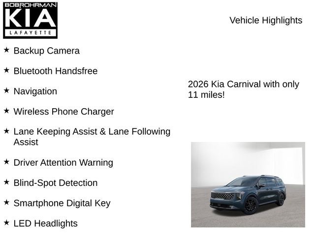 2026 Kia Carnival Hybrid SX