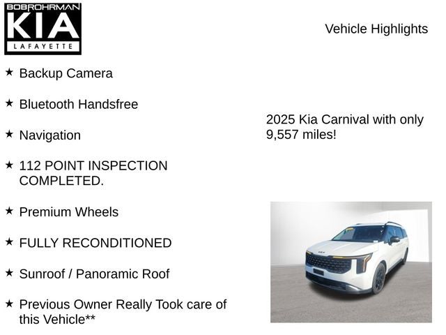 2025 Kia Carnival Hybrid SX Prestige