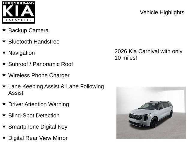 2026 Kia Carnival Hybrid SX Prestige