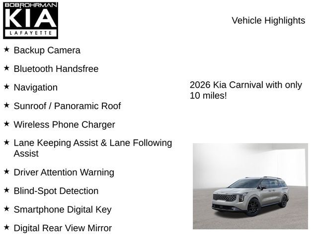 2026 Kia Carnival Hybrid SX Prestige