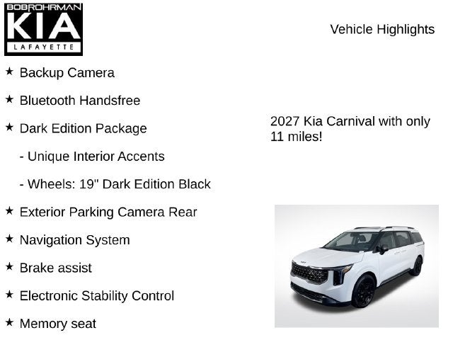 2027 Kia Carnival Hybrid SX