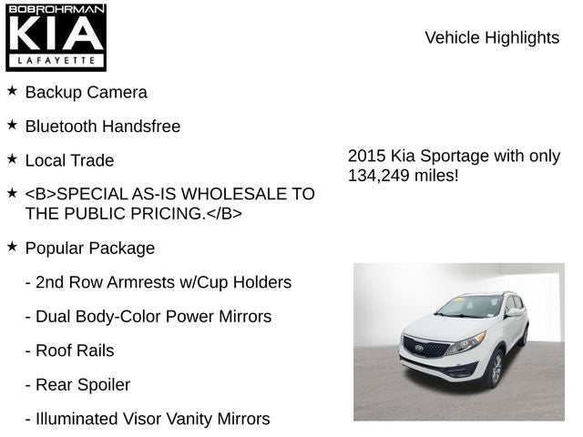 2015 Kia Sportage LX