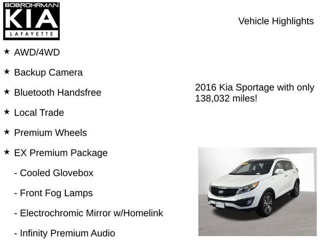 2016 Kia Sportage EX