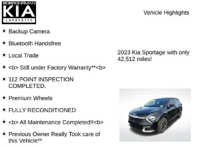 2023 Kia Sportage LX