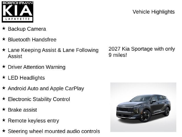 2027 Kia Sportage Hybrid LX