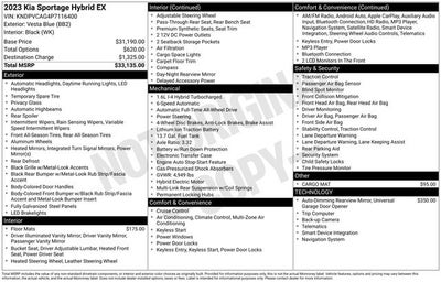 2023 Kia Sportage Hybrid EX