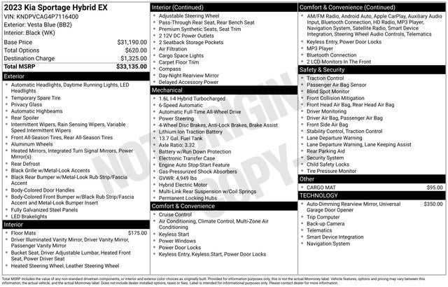2023 Kia Sportage Hybrid EX
