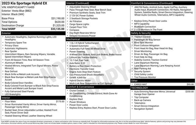 2023 Kia Sportage Hybrid EX