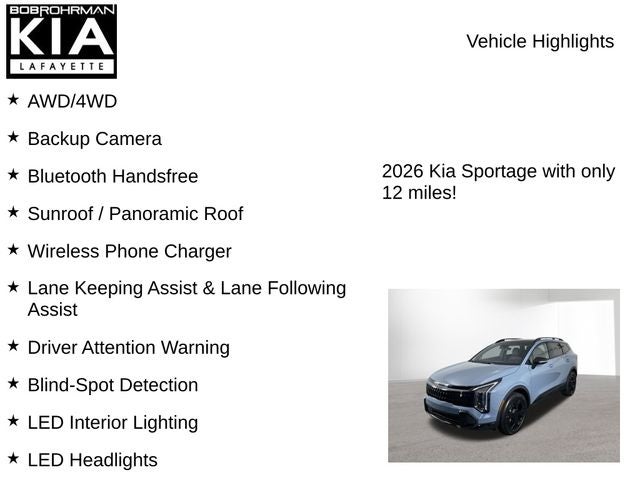 2026 Kia Sportage Hybrid X-Line