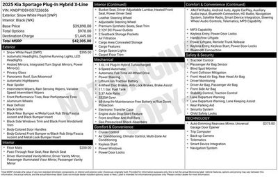 2025 Kia Sportage Plug-In Hybrid X-Line