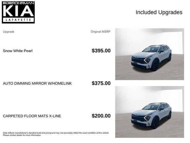 2025 Kia Sportage Plug-In Hybrid X-Line