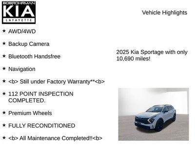 2025 Kia Sportage Plug-In Hybrid X-Line