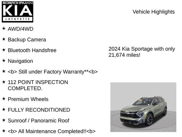 2024 Kia Sportage Plug-In Hybrid X-Line