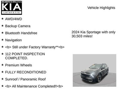 2024 Kia Sportage Plug-In Hybrid X-Line